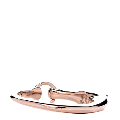 Hermes 18K Rose Gold Diamond TPM Galop Ring 54 6.75 3 of 6