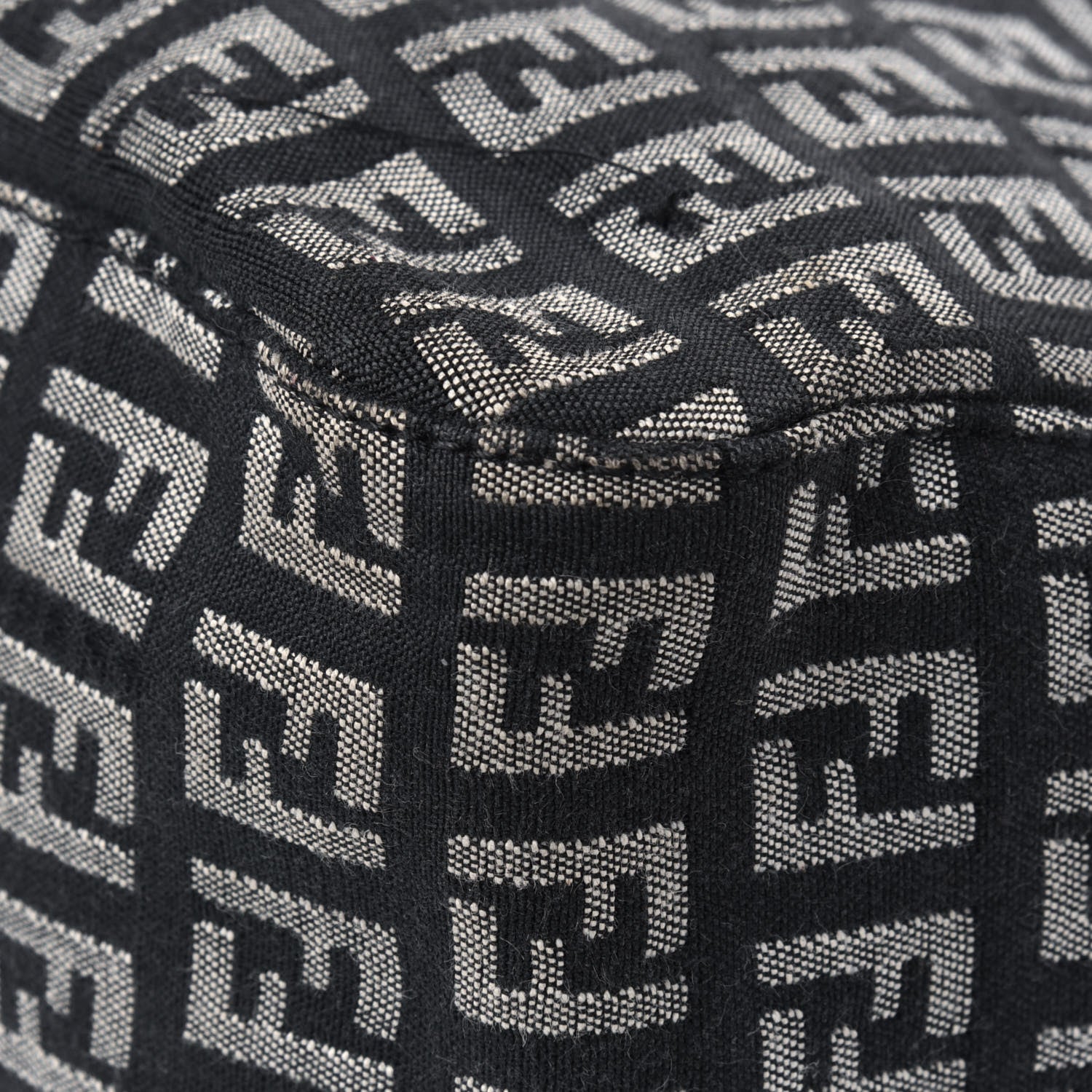 Fendi Zucchino Shoulder Bag Black 13 of 27