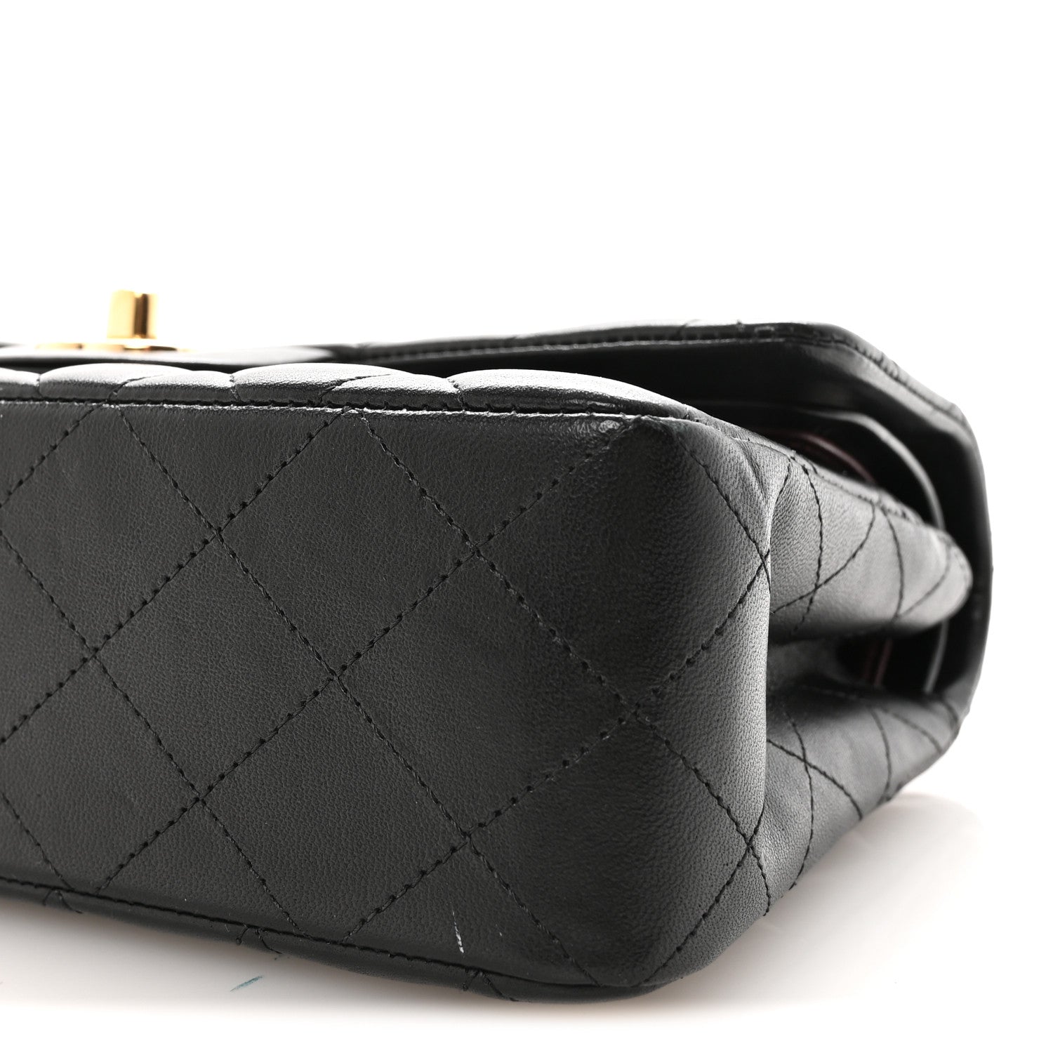 Chanel Lambskin Quilted Small Double Flap Black 10 of 11