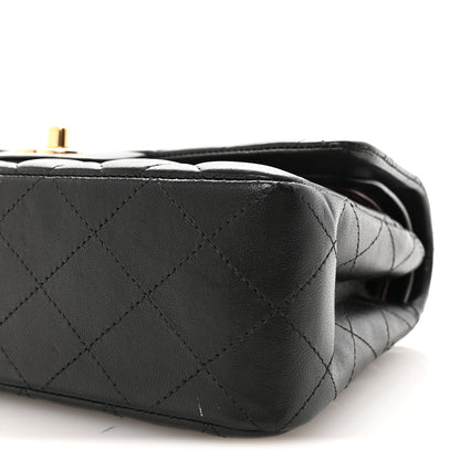 Chanel Lambskin Quilted Small Double Flap Black 10 of 11