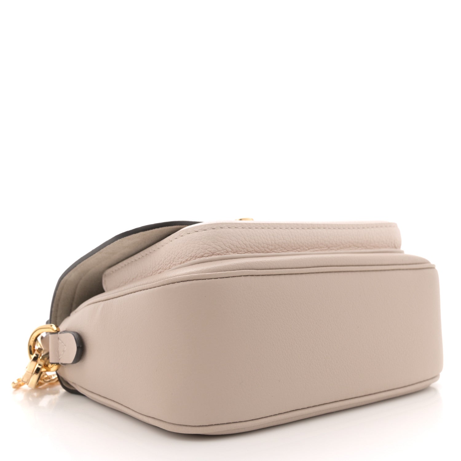 Louis Vuitton Grained Calfskin Lockme Tender Greige 4 of 9