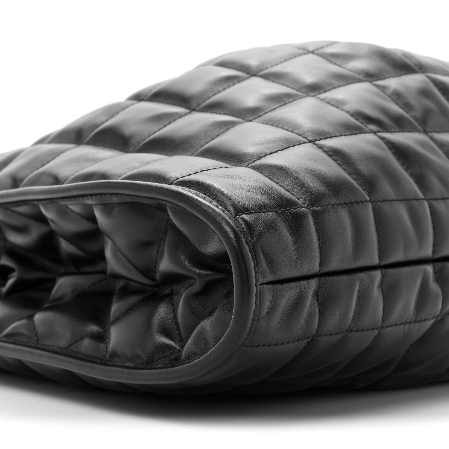 Gucci Calfskin Quilted Large Deco Tote Bag Black 10 of 12
