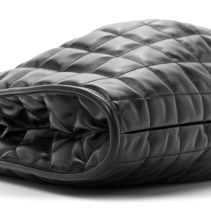 Gucci Calfskin Quilted Large Deco Tote Bag Black 10 of 12