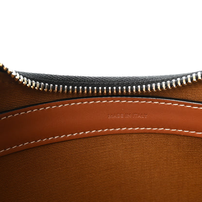 Celine Triomphe Canvas Calfskin Ava Shoulder Bag Tan 6 of 9