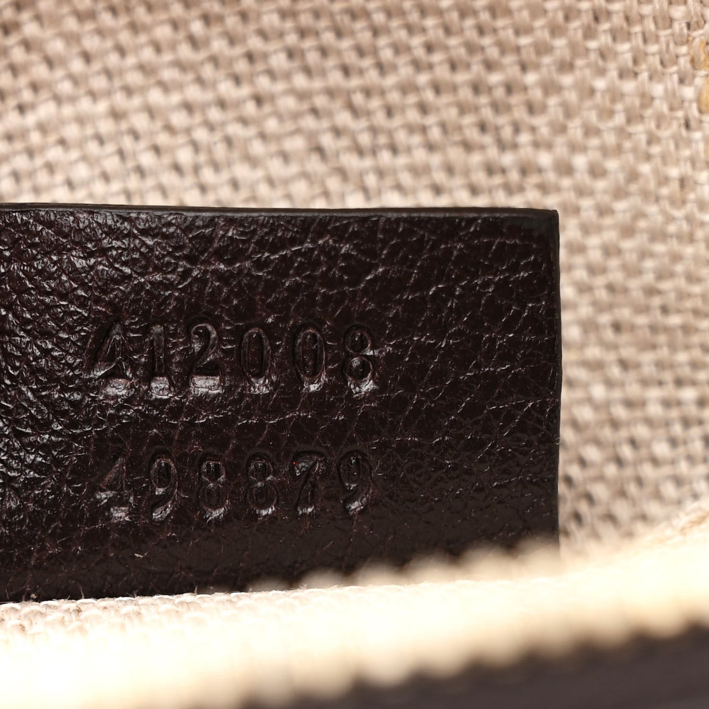 GG Supreme Monogram Web Small Webby Bee Shoulder Bag Dark Brown