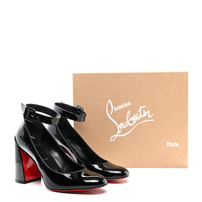 Christian Louboutin Patent Calfskin So Sab 85 Pumps 39 Black 8 of 8