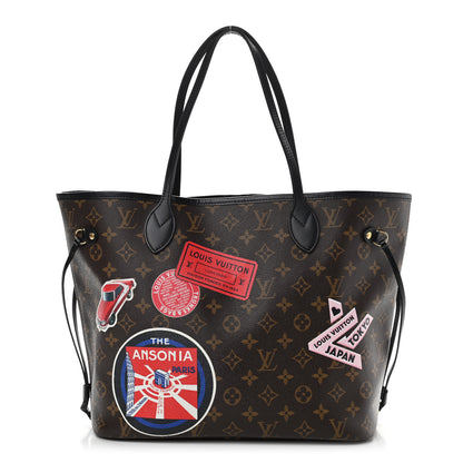 Louis Vuitton Monogram My LV World Tour Neverfull MM 3 of 12