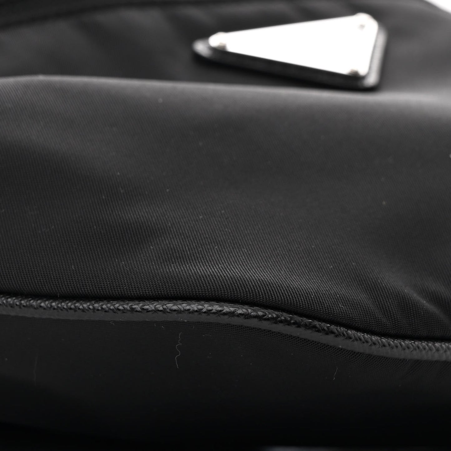 Re-Nylon Saffiano Belt Bag Black