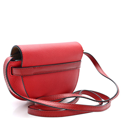 Loewe Grained Calfskin Mini Gate Crossbody Bag Scarlet Burnt Red 2 of 8