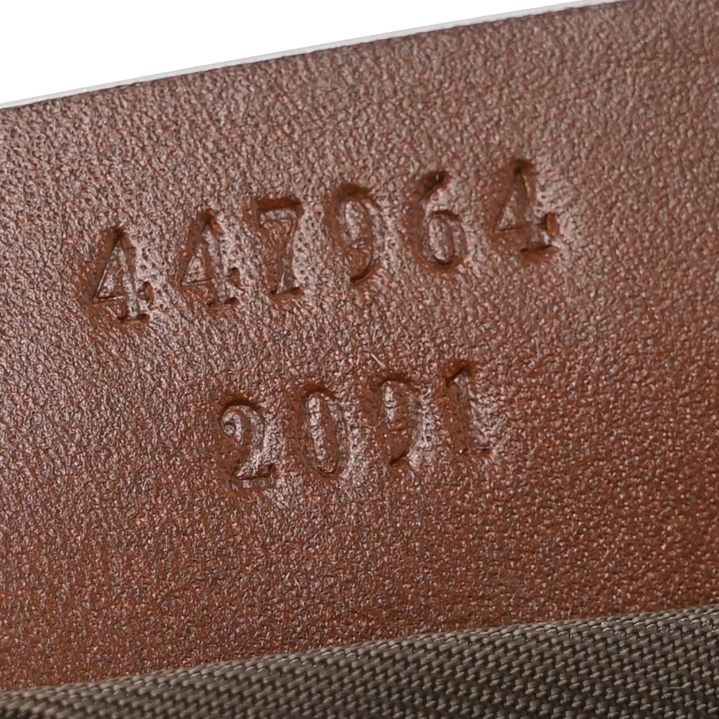 GG Supreme Monogram Key Case Brown