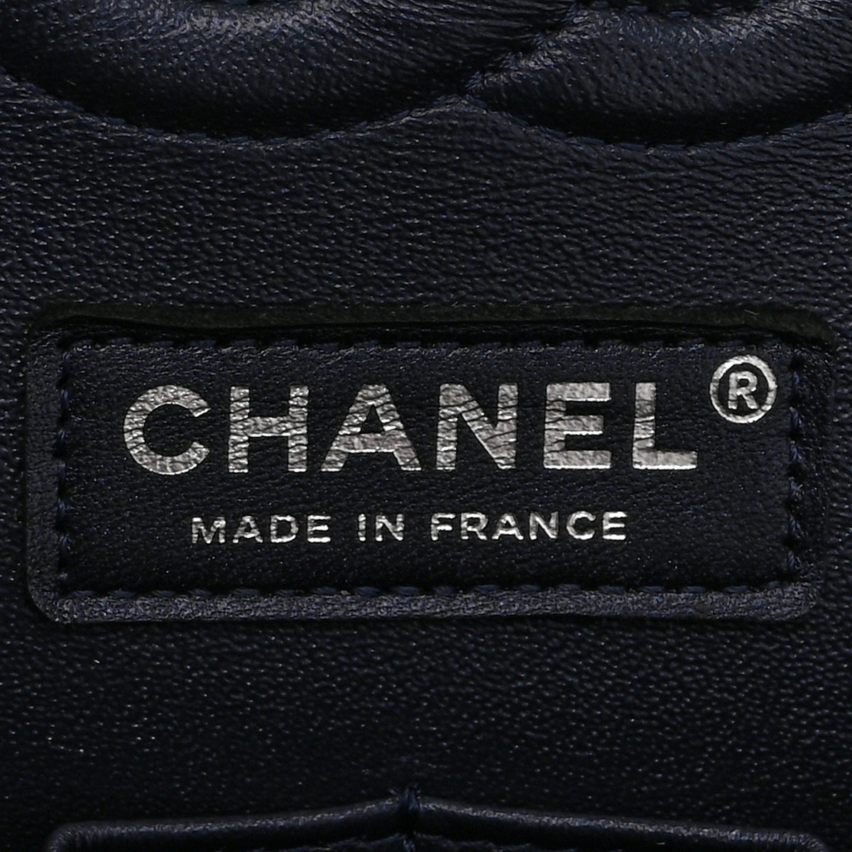 Chanel Iridescent Calfskin Quilted Medium Double Flap Navy 6 of 10