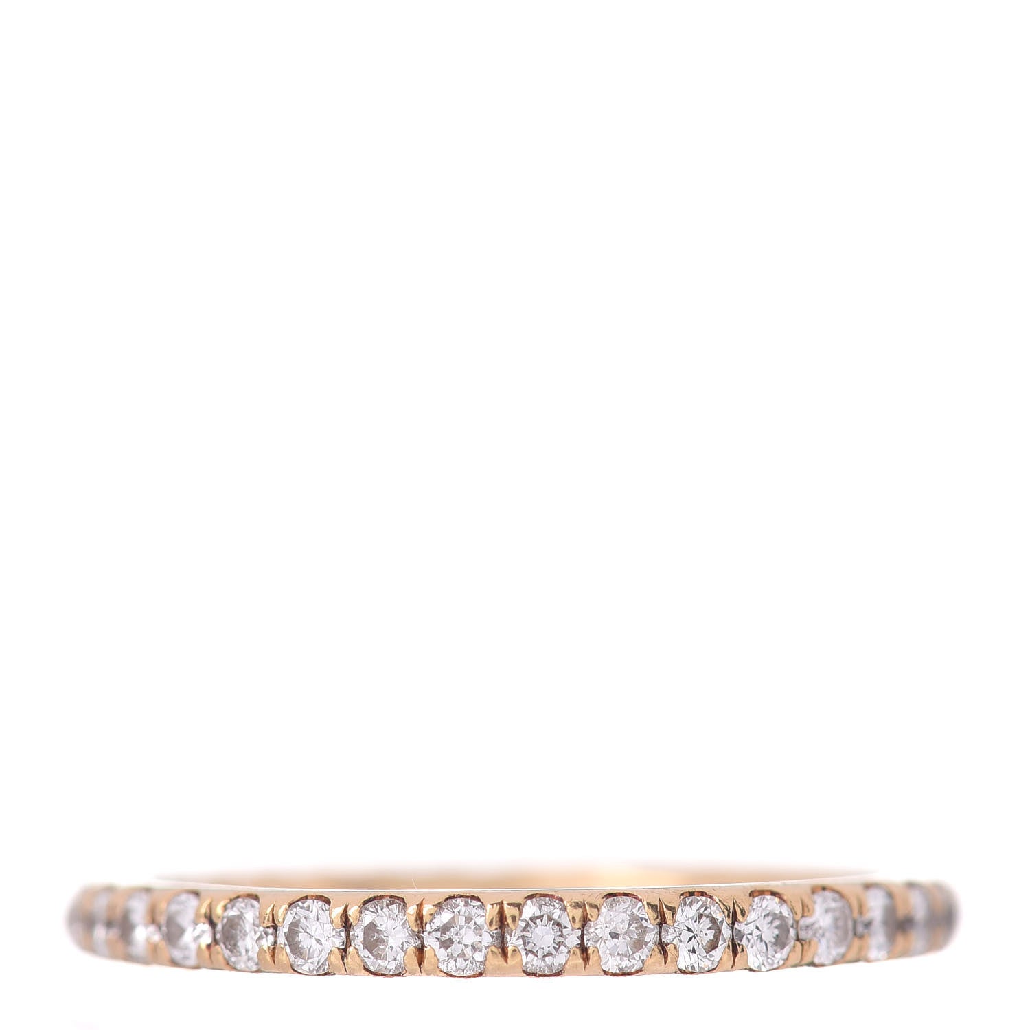 David Yurman 18K Yellow Gold Diamond 2mm Cable Collectibles Band Ring 56 7.5 1 of 4