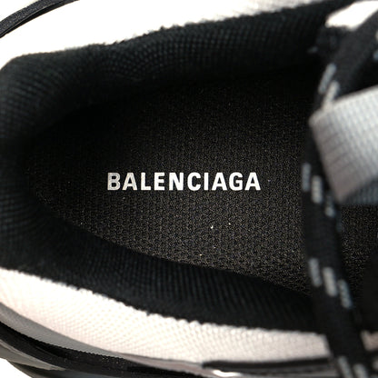 Balenciaga Metallic Fabric Mesh Womens Triple S Sneakers 37 Grey Dark Grey Black 6 of 7