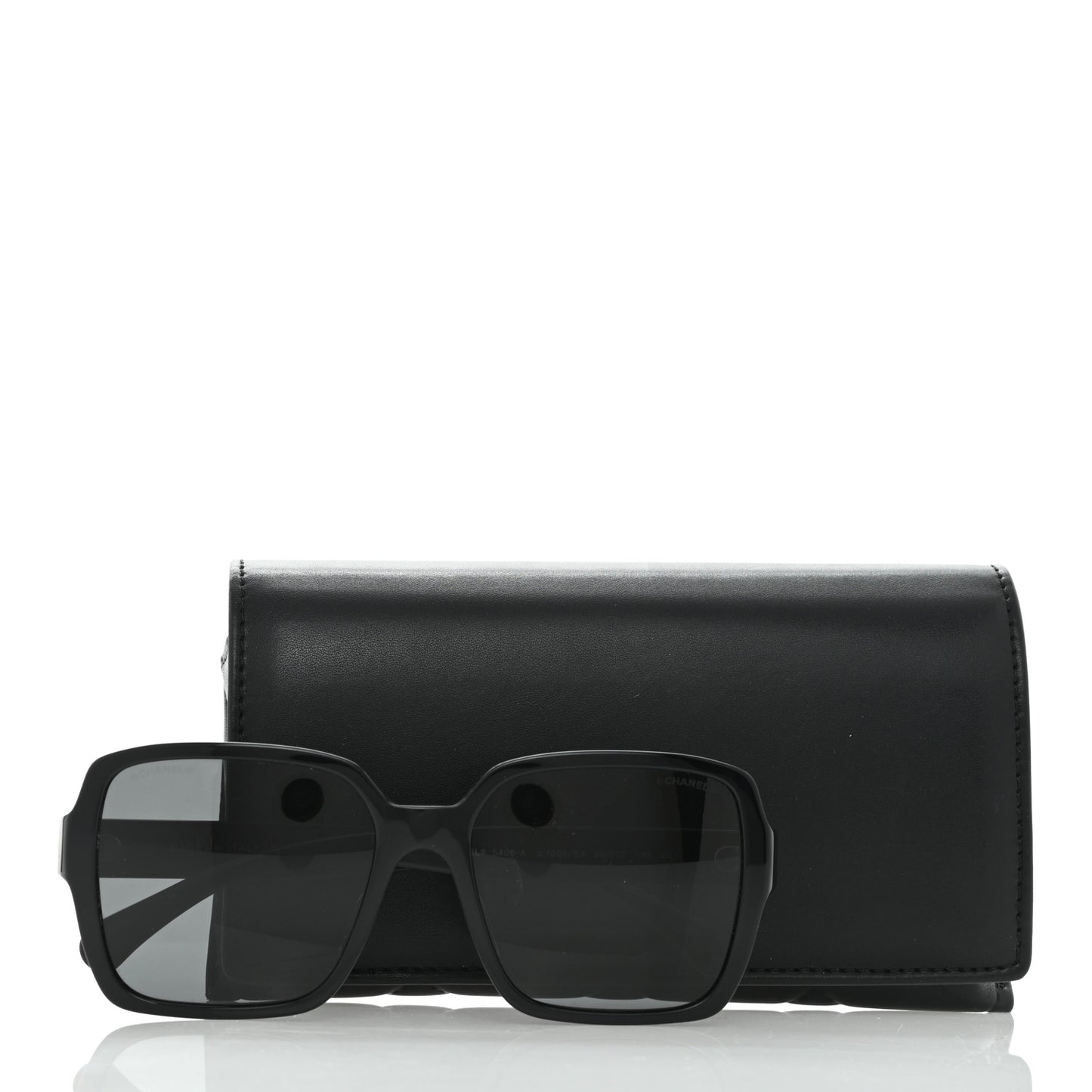 Acetate Square Sunglasses 5408-A Black