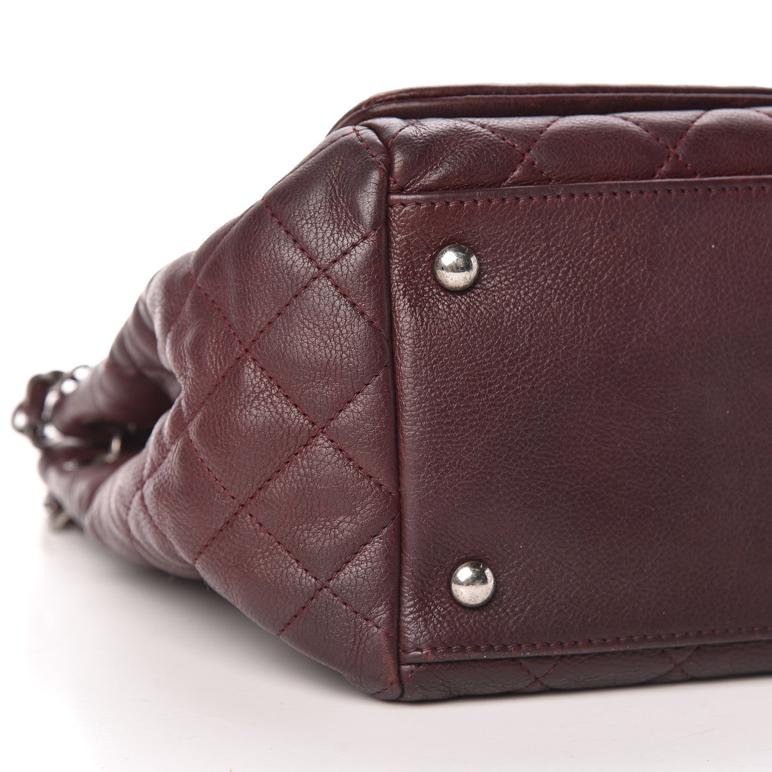 Chanel Calfskin Quilted Istanbul Accordion Flap Burgundy 18 of 20