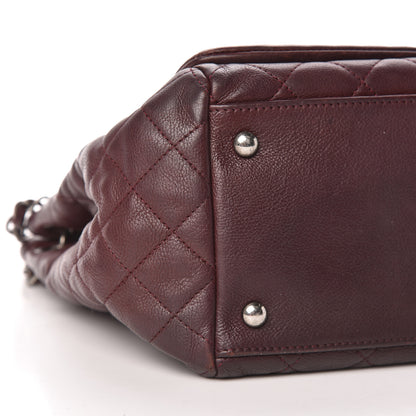 Chanel Calfskin Quilted Istanbul Accordion Flap Burgundy 18 of 20