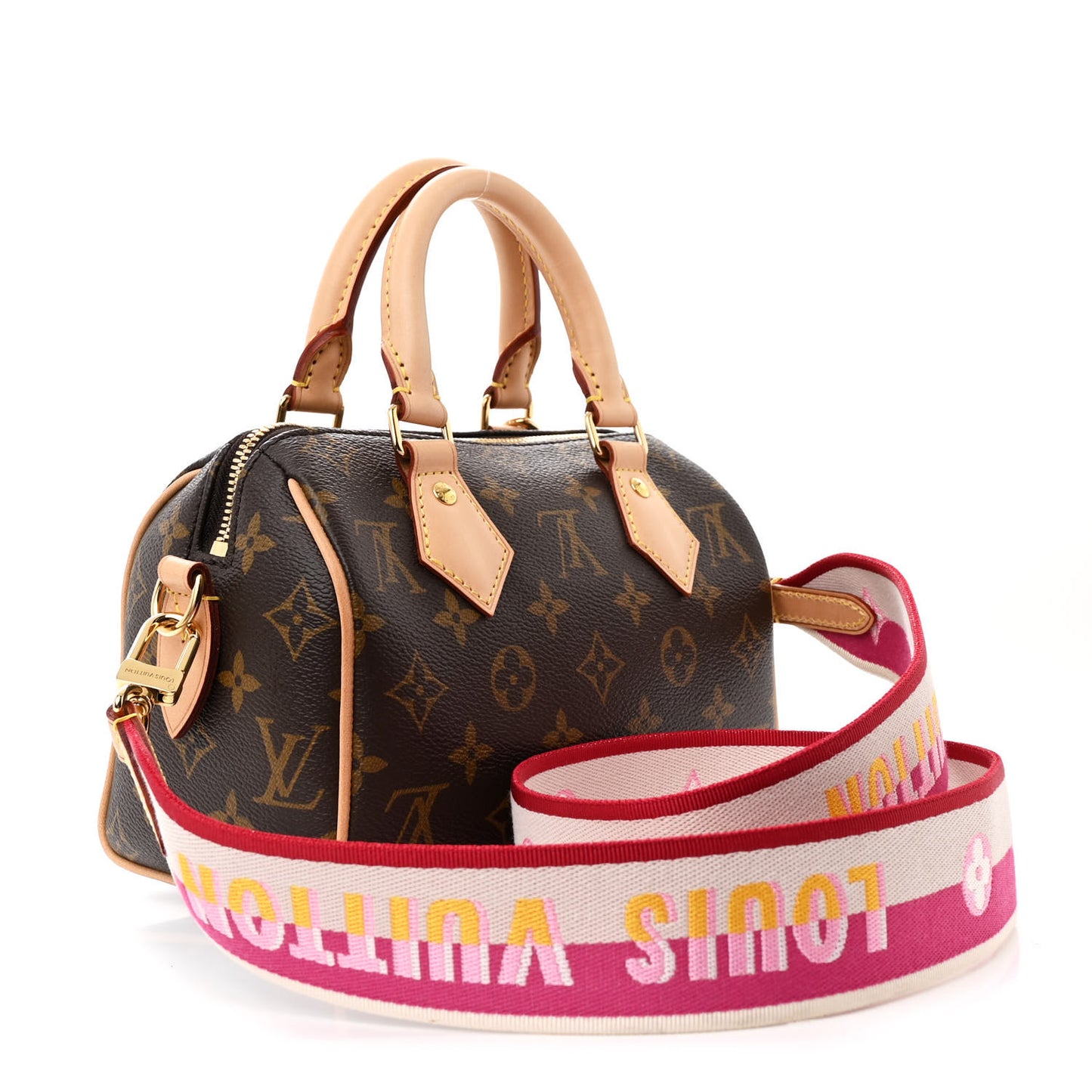 Monogram Speedy Bandouliere 20 Fuchsia