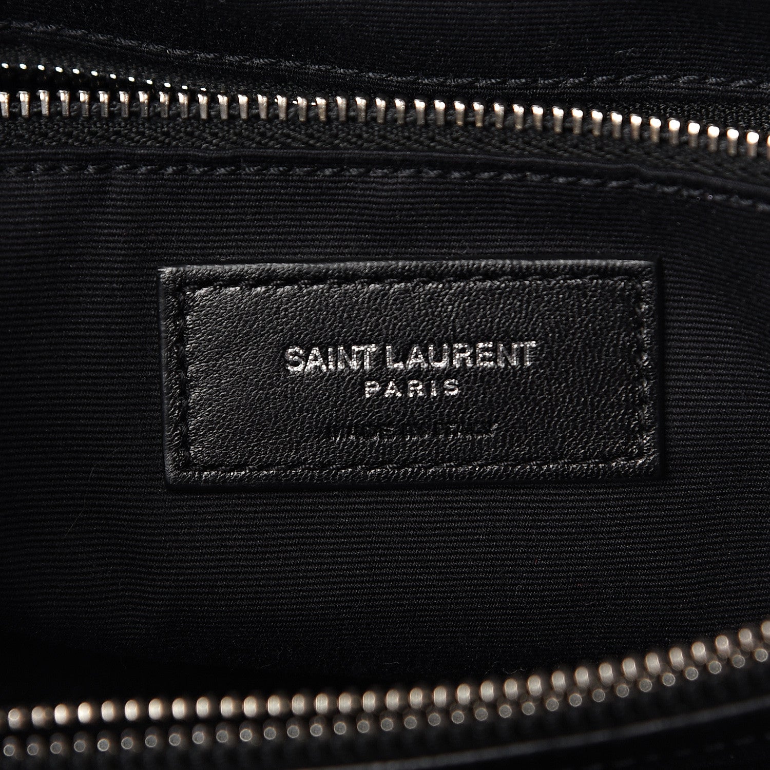 Saint Laurent Calfskin Y Quilted Monogram Large Loulou Chain Satchel Black 7 of 15