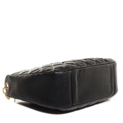 Chanel Caviar Quilted CC Hobo Black 5 of 10