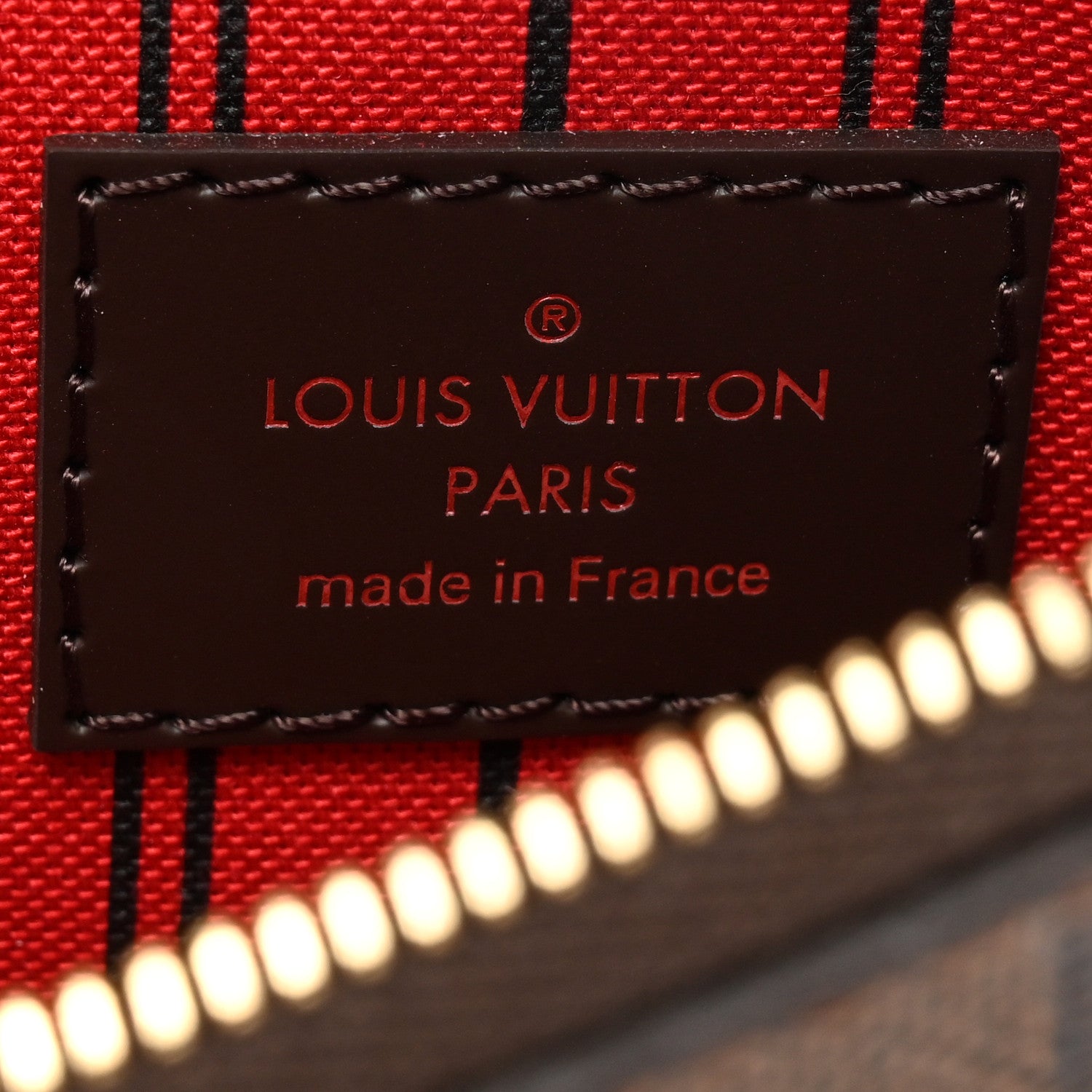 Louis Vuitton Damier Ebene Neverfull PM Pochette 5 of 9