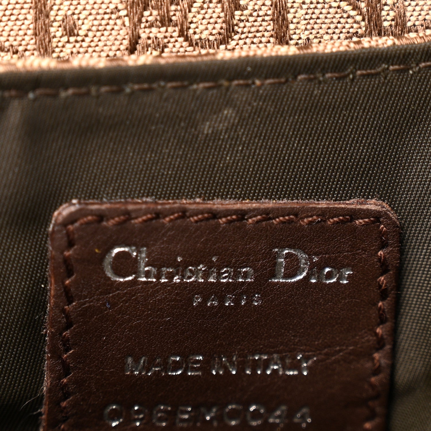 Christian Dior Monogram Rasta Saddle Belt Bag Beige 5 of 10