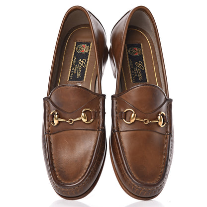 Gucci Calfskin Womens 1953 Horsebit Loafers 34 Brown 5 of 9