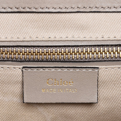 Chloe Suede Calfskin Medium Faye Backpack Motty Grey 7 of 11