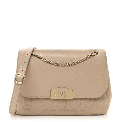 Chanel Caviar Small Flap Light Beige 1 of 11