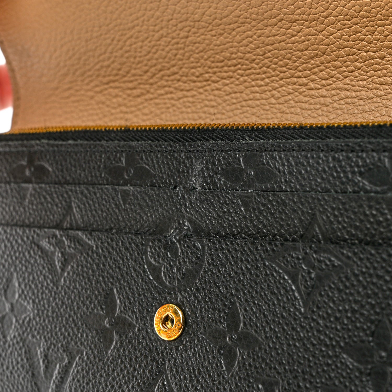 Louis Vuitton Empreinte Emilie Wallet Black Dune 10 of 12