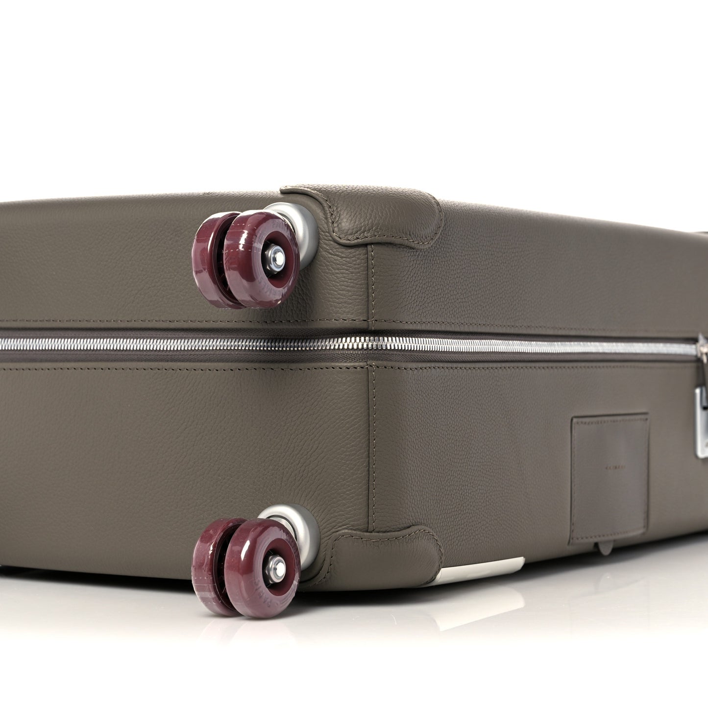 Taurillon Regate RMS Suitcase Etain Fauve Rouge H