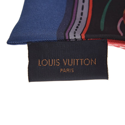 Louis Vuitton Silk Monogram Superstition Bandeau Black 3 of 5