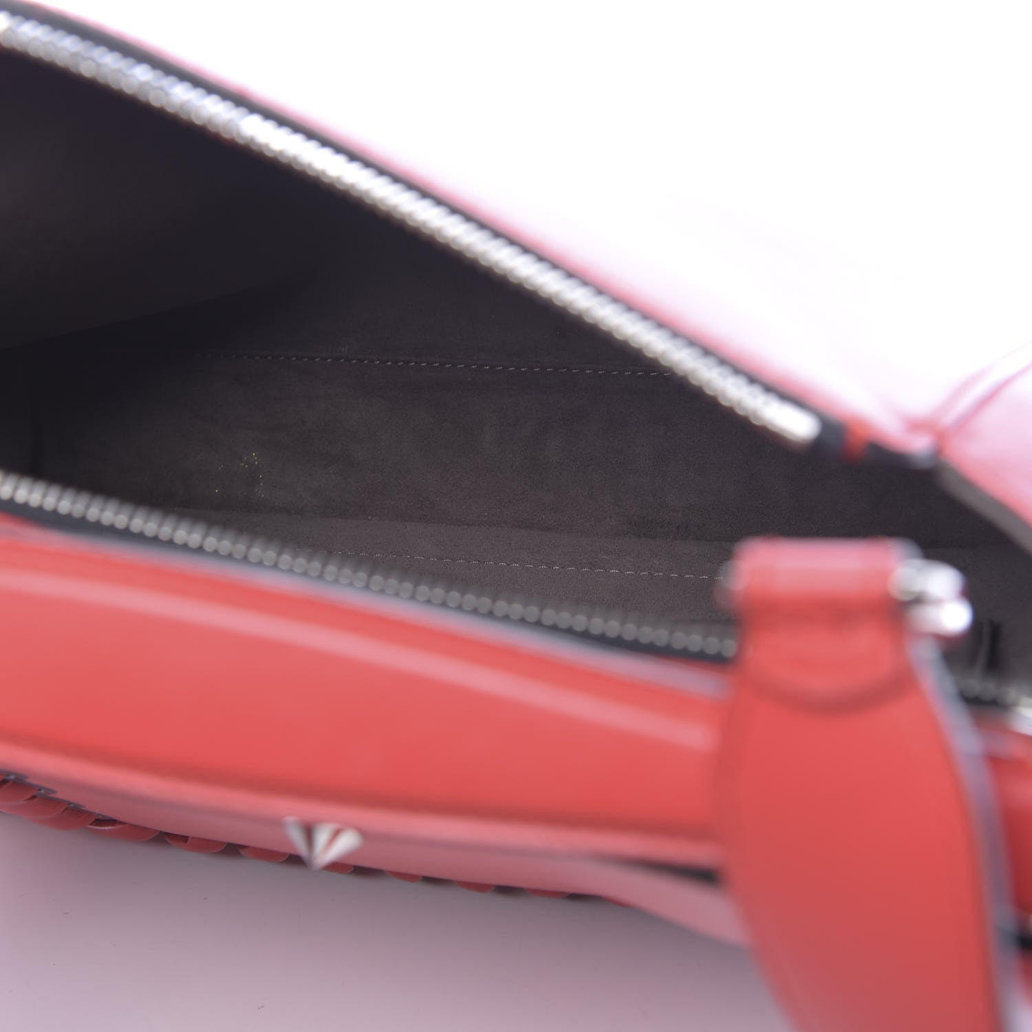 Fendi Vitello Baltico Dolce Shiny Nappa DotCom Satchel Caipiroska Bubblegum 7 of 10