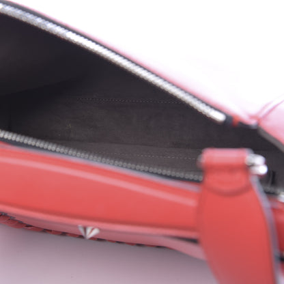 Fendi Vitello Baltico Dolce Shiny Nappa DotCom Satchel Caipiroska Bubblegum 7 of 10