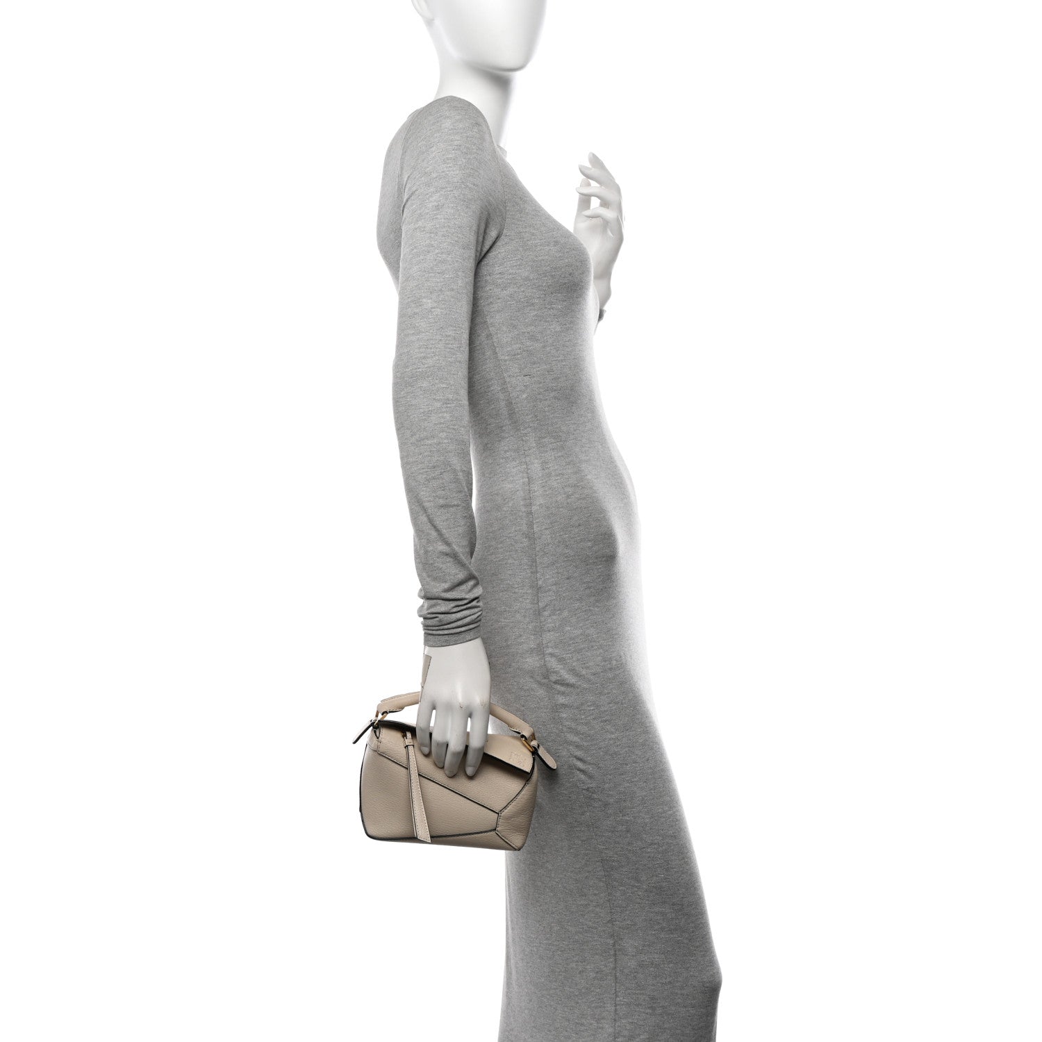 Loewe Calfskin Mini Puzzle Edge Bag Piedra 2 of 11