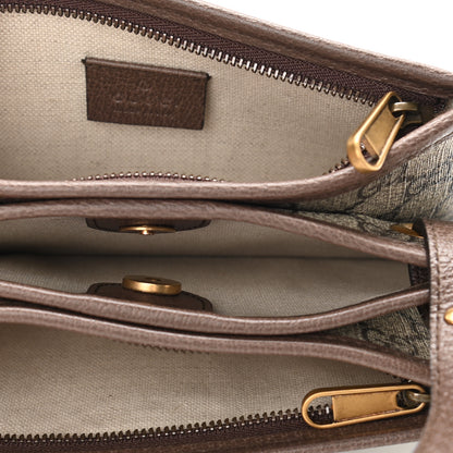 Gucci GG Supreme Monogram Web Ophidia Crossbody Beige New Acero 5 of 10