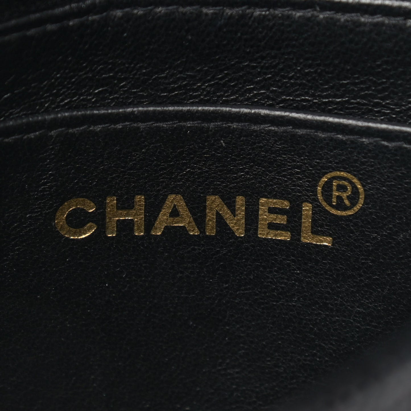 Caviar Vertical Quilted Mini Flap Black