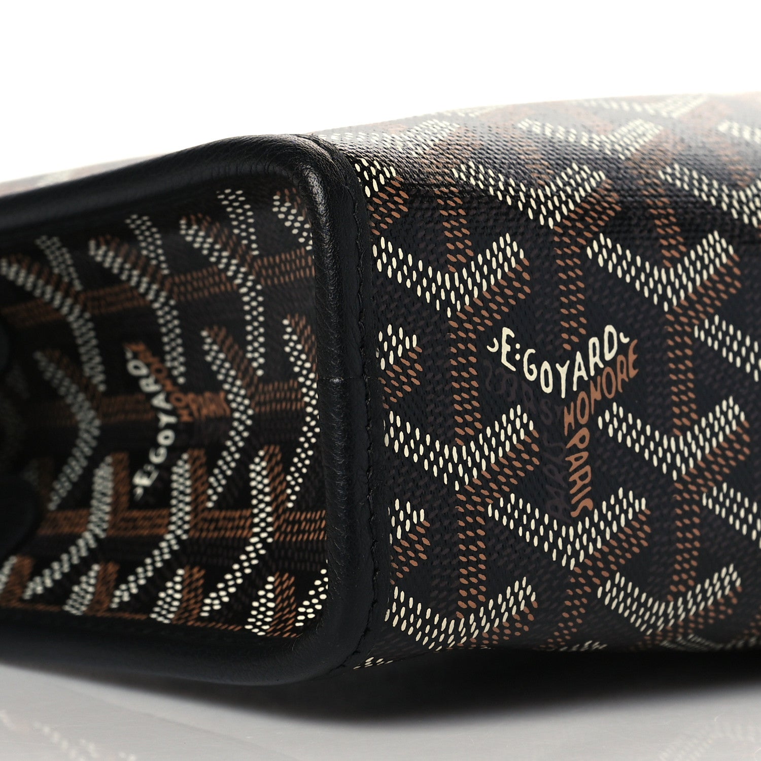 Goyard Goyardine Jouvence MM Toiletry Pouch Black 8 of 9