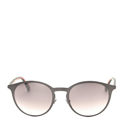 Gucci Acetate Round Web GG0504S Sunglasses Black Red Green 2 of 6