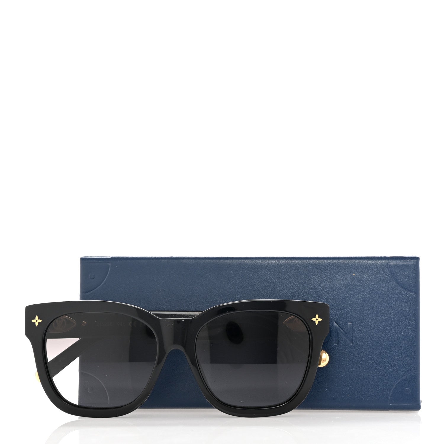 Louis Vuitton Acetate My Monogram Square Sunglasses Z1526E Black 8 of 8