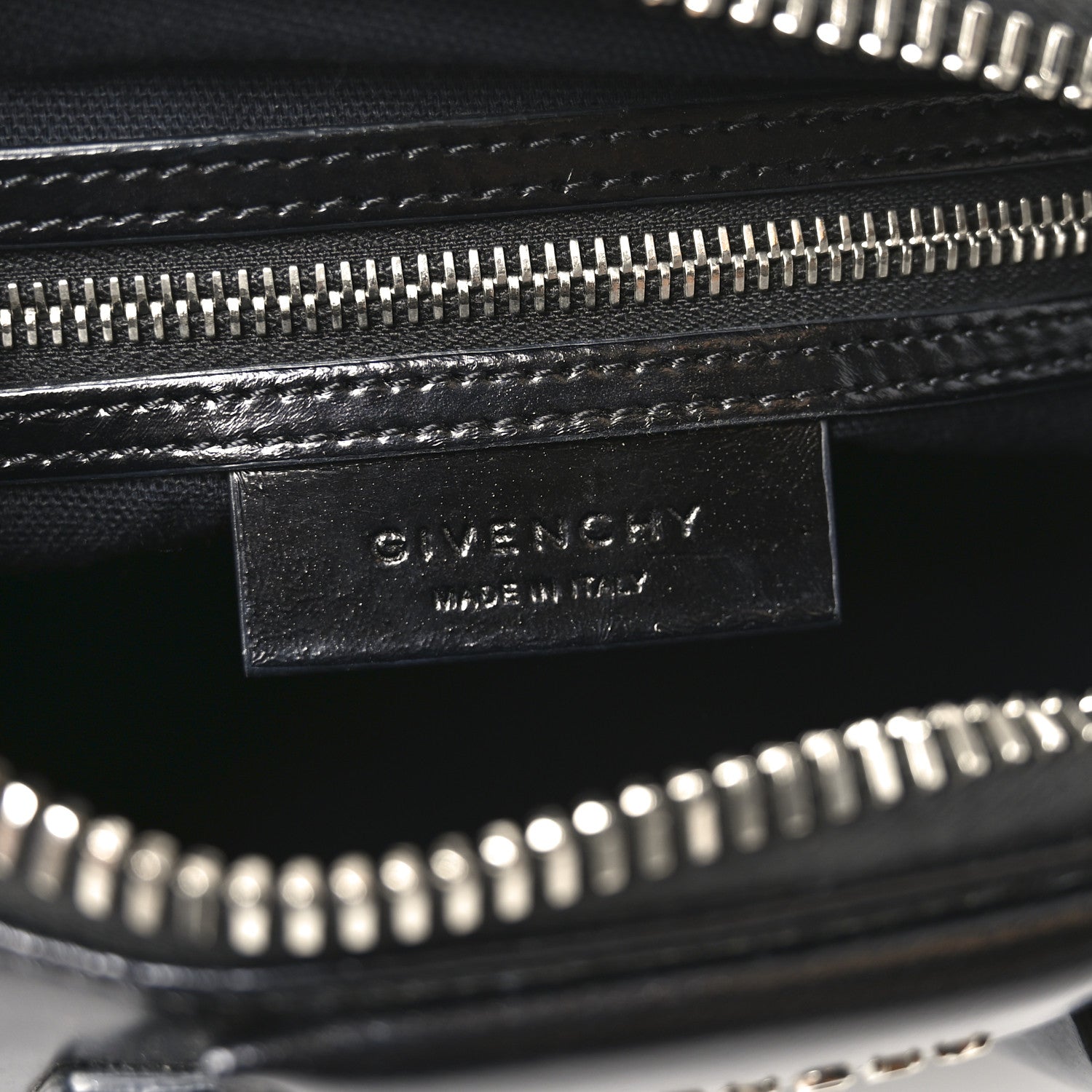 Givenchy Shiny Lord Calfskin Mini Antigona Black 6 of 10