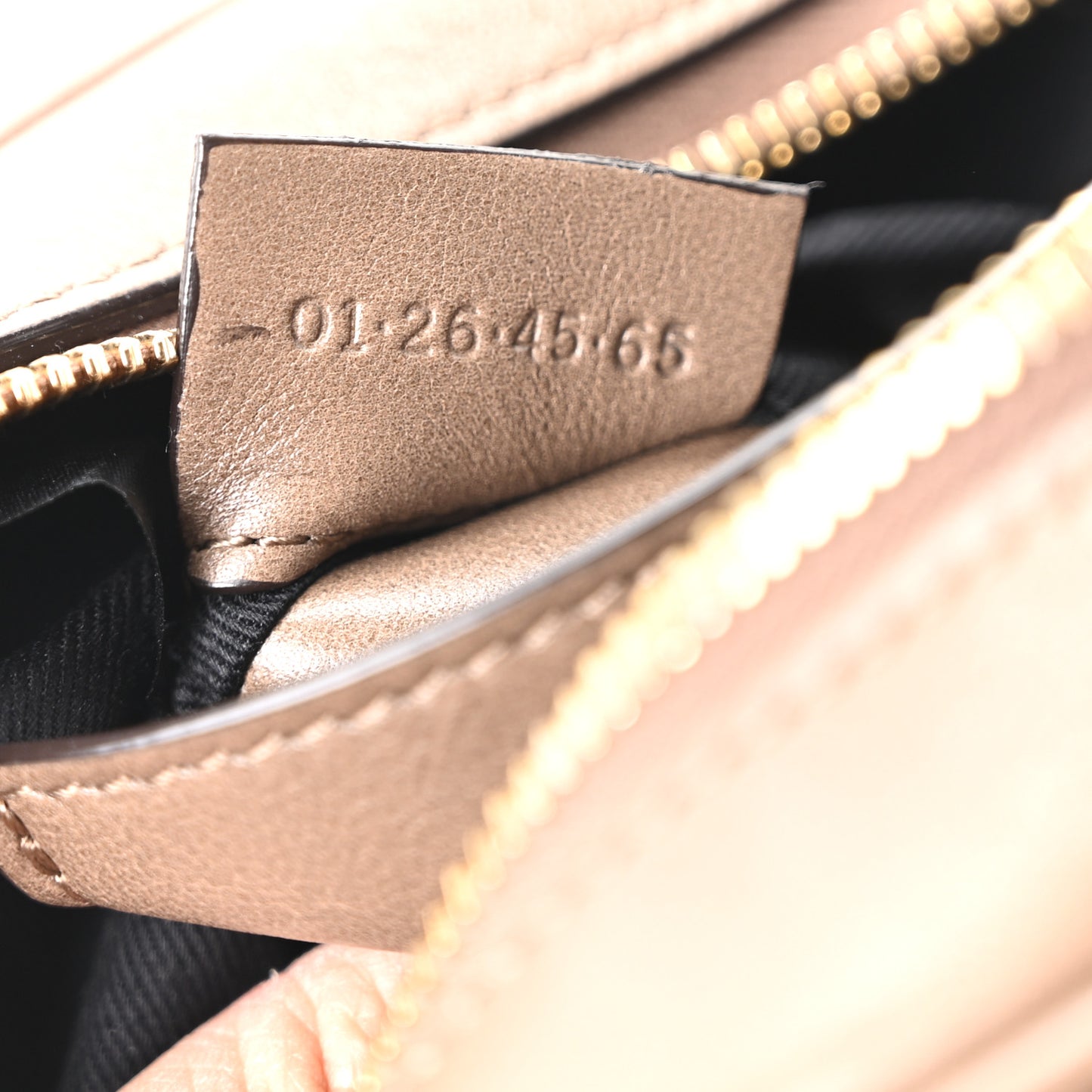 Calfskin Small Charms Bowling Bag Deep Taupe
