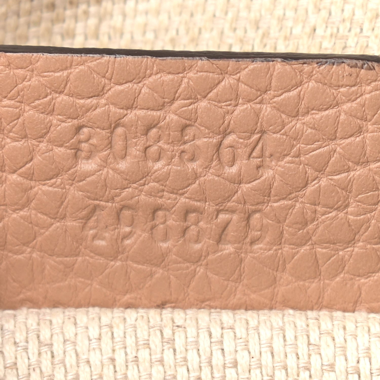 Gucci Pebbled Calfskin Small Soho Disco Bag Camelia 7 of 17
