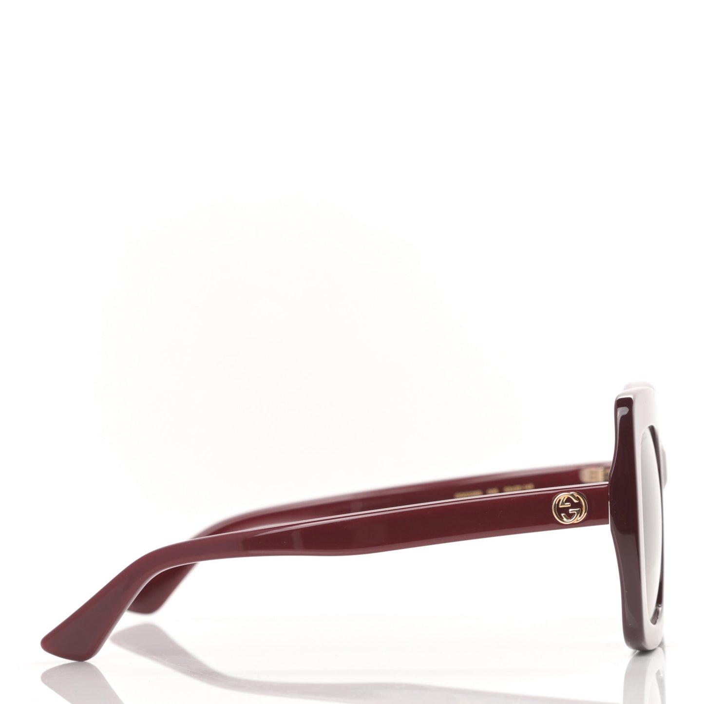 Acetate Square Frame Sunglasses GG0328S Red