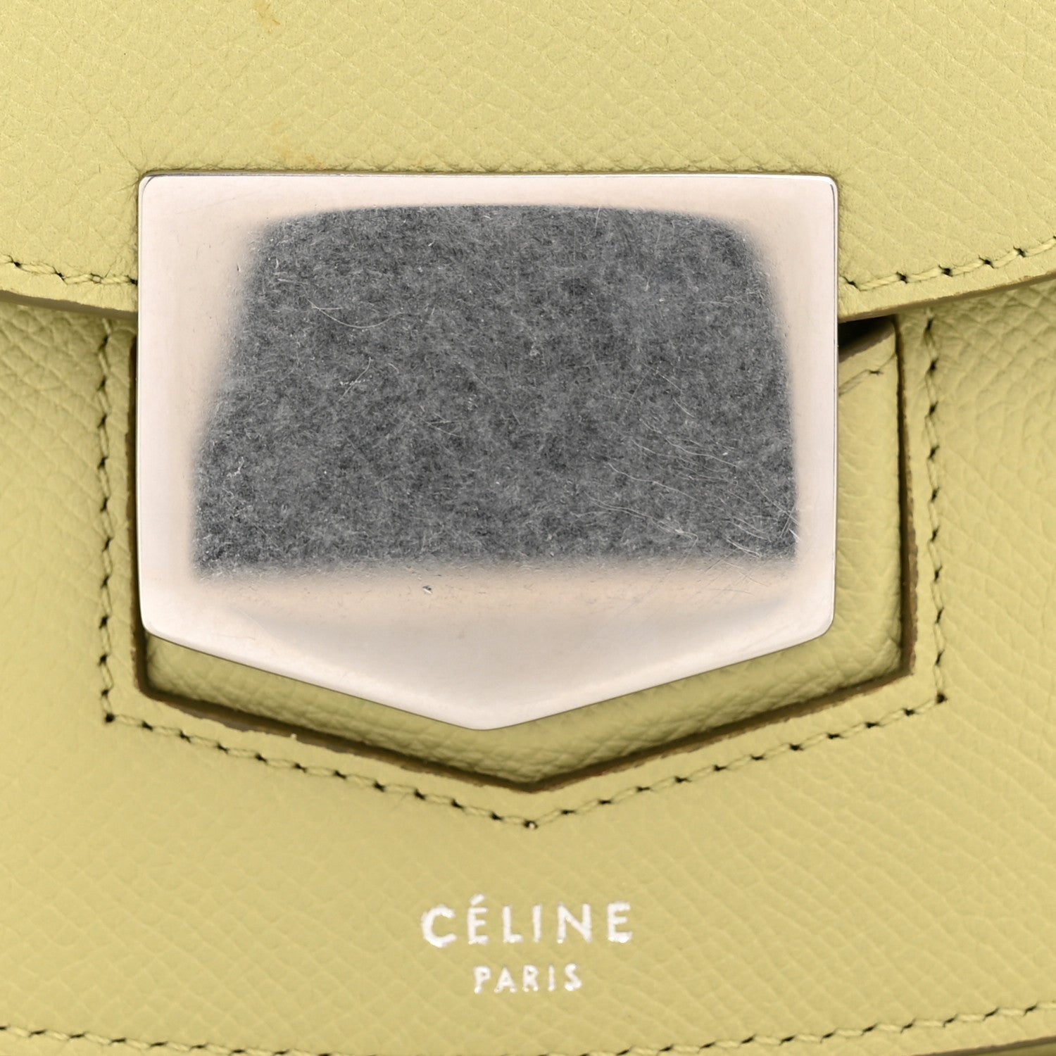 Celine Baby Grained Calfskin Small Trotteur  Jade 12 of 14