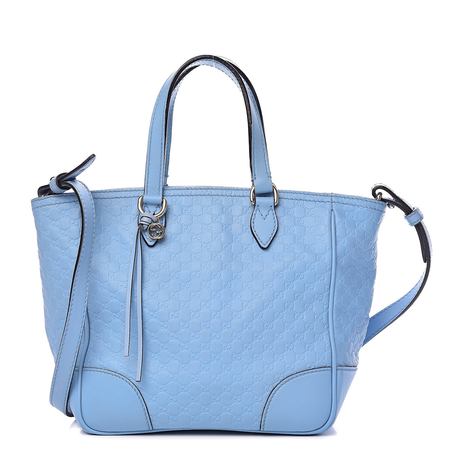 Gucci Microguccissima Small Bree Tote Mineral Blue 1 of 11