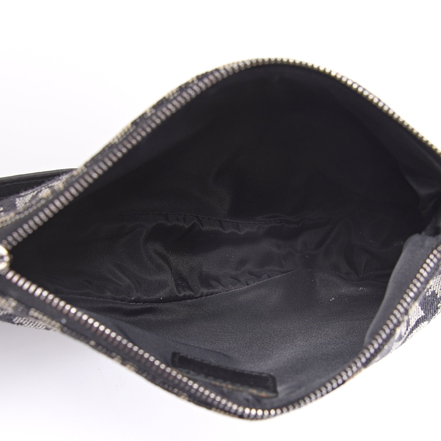 Christian Dior Monogram Mini Saddle Pochette Black 4 of 8