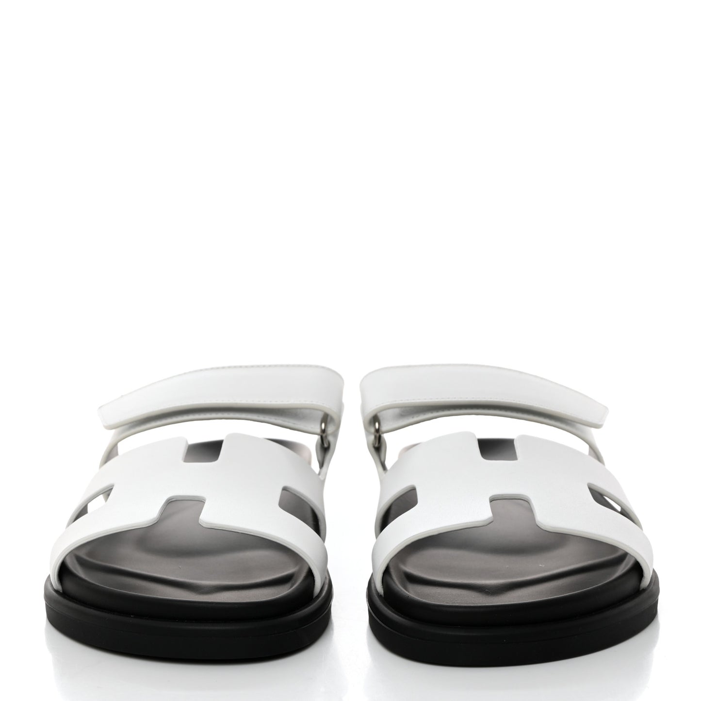 Calfskin Womens Chypre Sandals 38 White