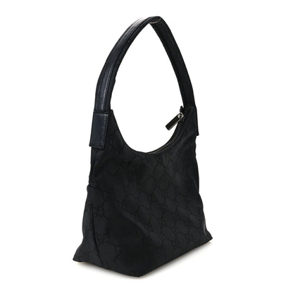 Gucci Nylon Hobo Monogram Small  Black 3 of 10