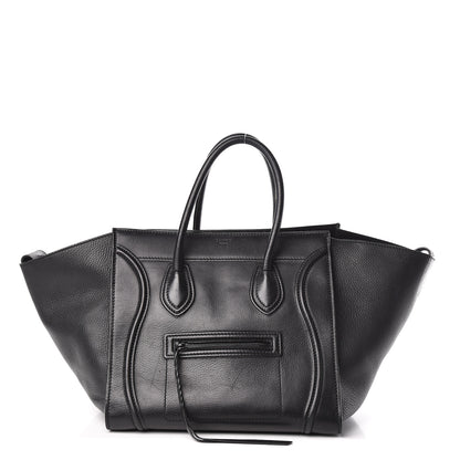 Celine Smooth Calfskin Medium Phantom Luggage Black 1 of 20