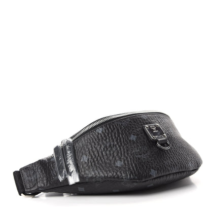 MCM Visetos Small Stark Belt Bag Black 4 of 10